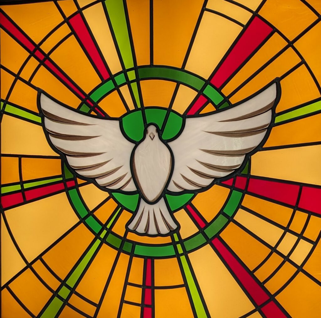 Stained Glass Dove